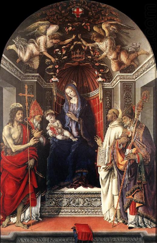 LIPPI, Filippino Signoria Altarpiece (Pala degli Otto) sg